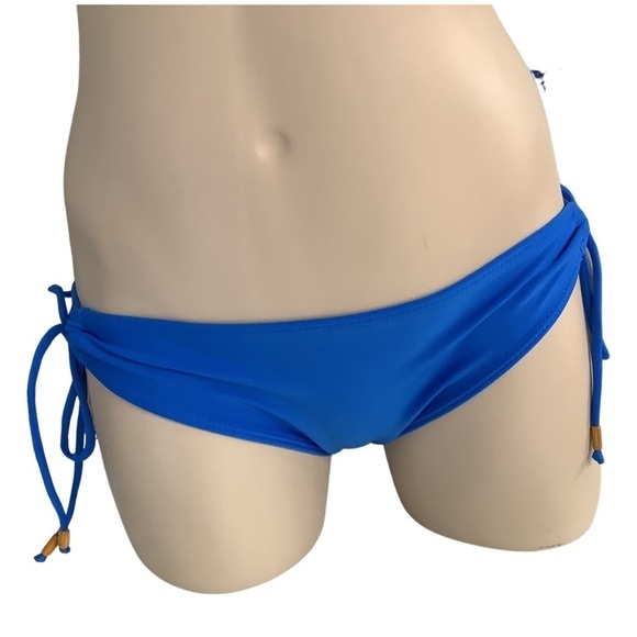 Tuti Brazilian Size Small Blue Side Tie Bikini Bottom New Without Tags - Picture 2 of 8
